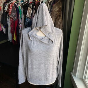 Women's Gap Hoodie, M Petite, Grey